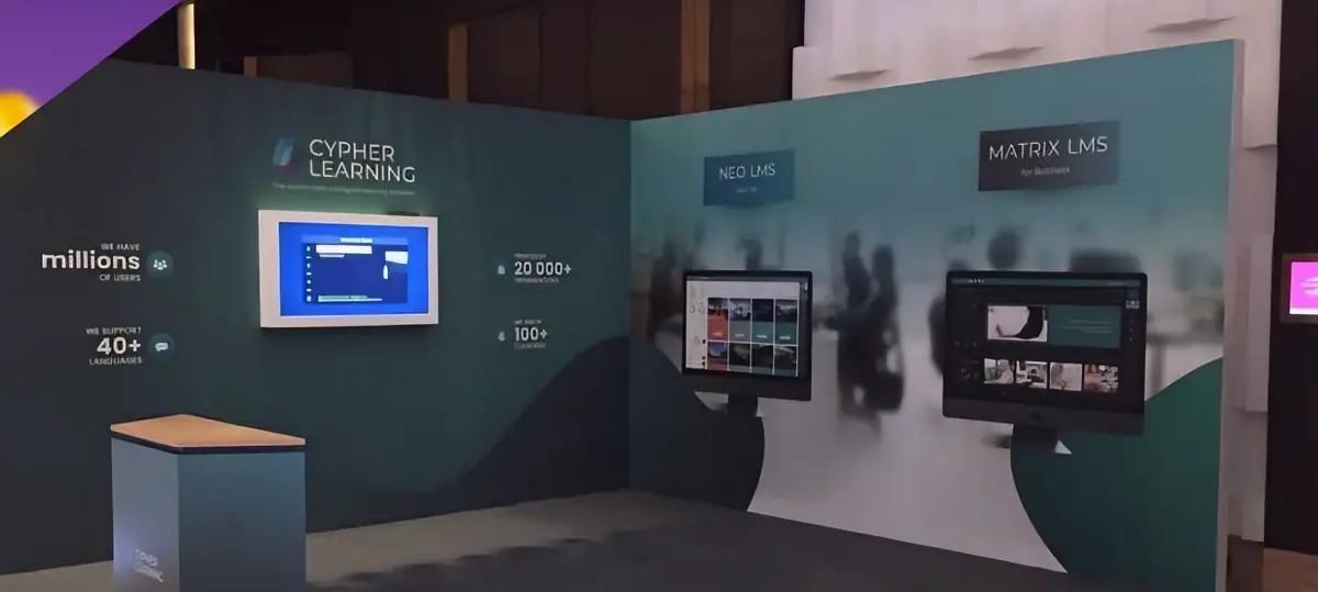 Cypher Learning booth, photo 1