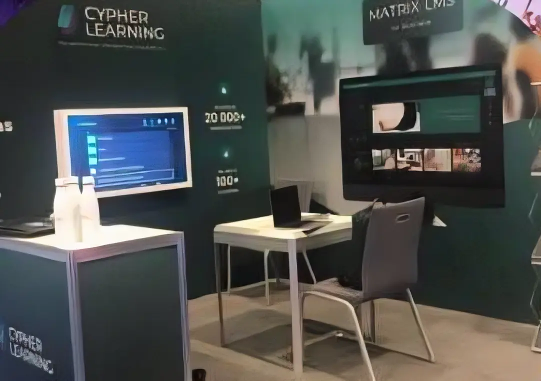 Cypher Learning booth, photo 2